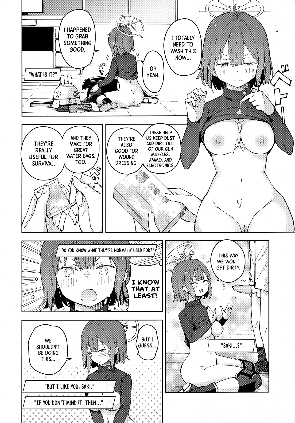 Hentai Manga Comic-That Time I Boned Saki While Getting a Nice Whiff of Her-Read-15